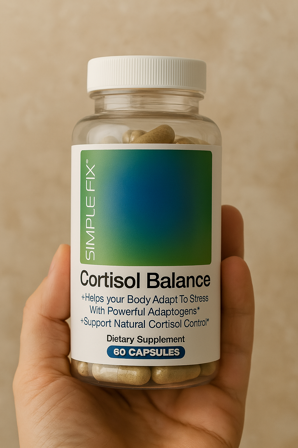 Cortisol Balance Supplement – Natural Support for Healthy Cortisol Levels and Adrenal Function