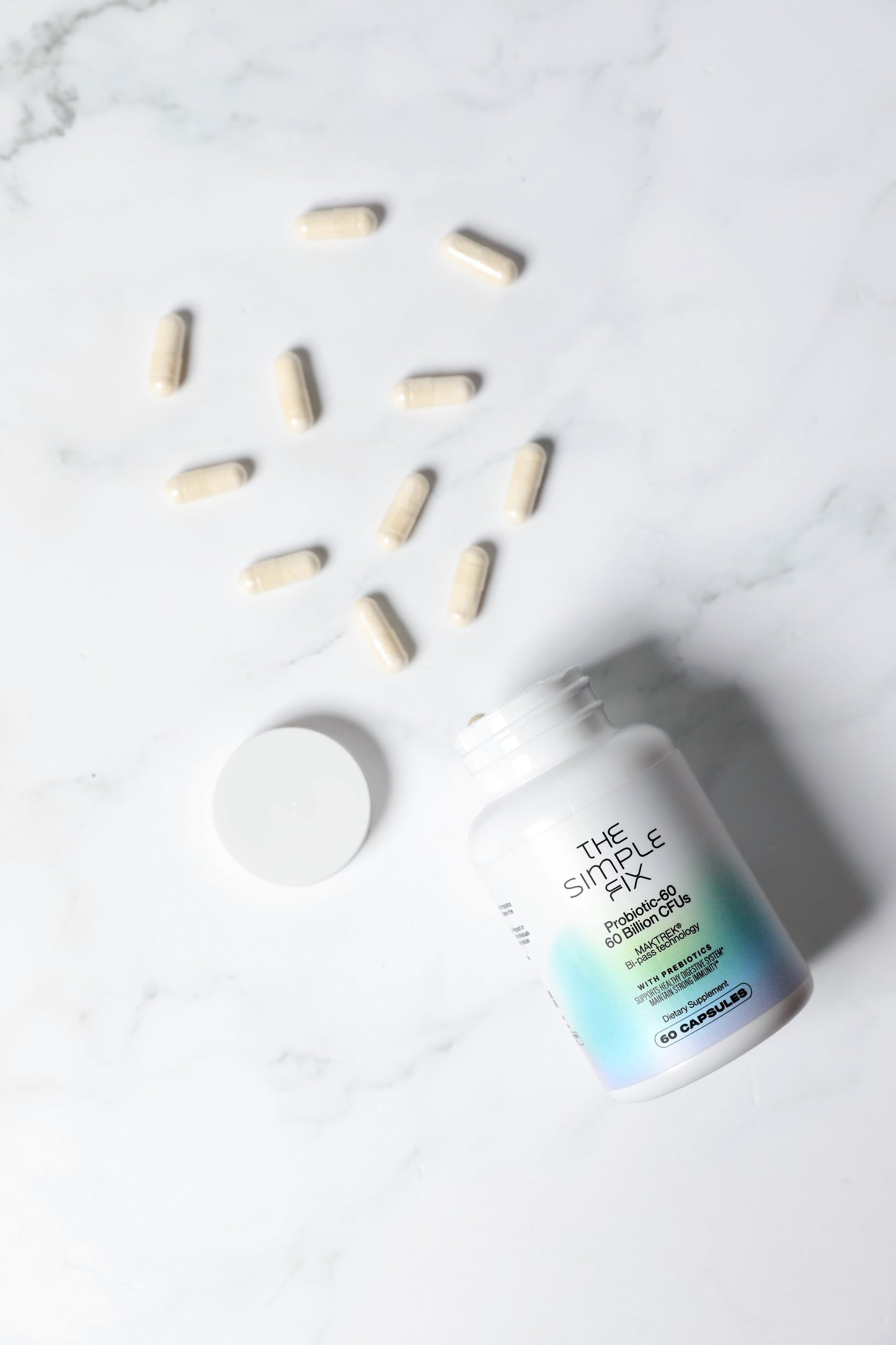 Probiotic 60 Billion CFU – High Potency Probiotics for Gut Health, Digestion & Immune Support – Delayed-Release Capsules with Prebiotics – Shelf-Stable & Vegan – Supports Bloating, Regularity & Microbiome Balance