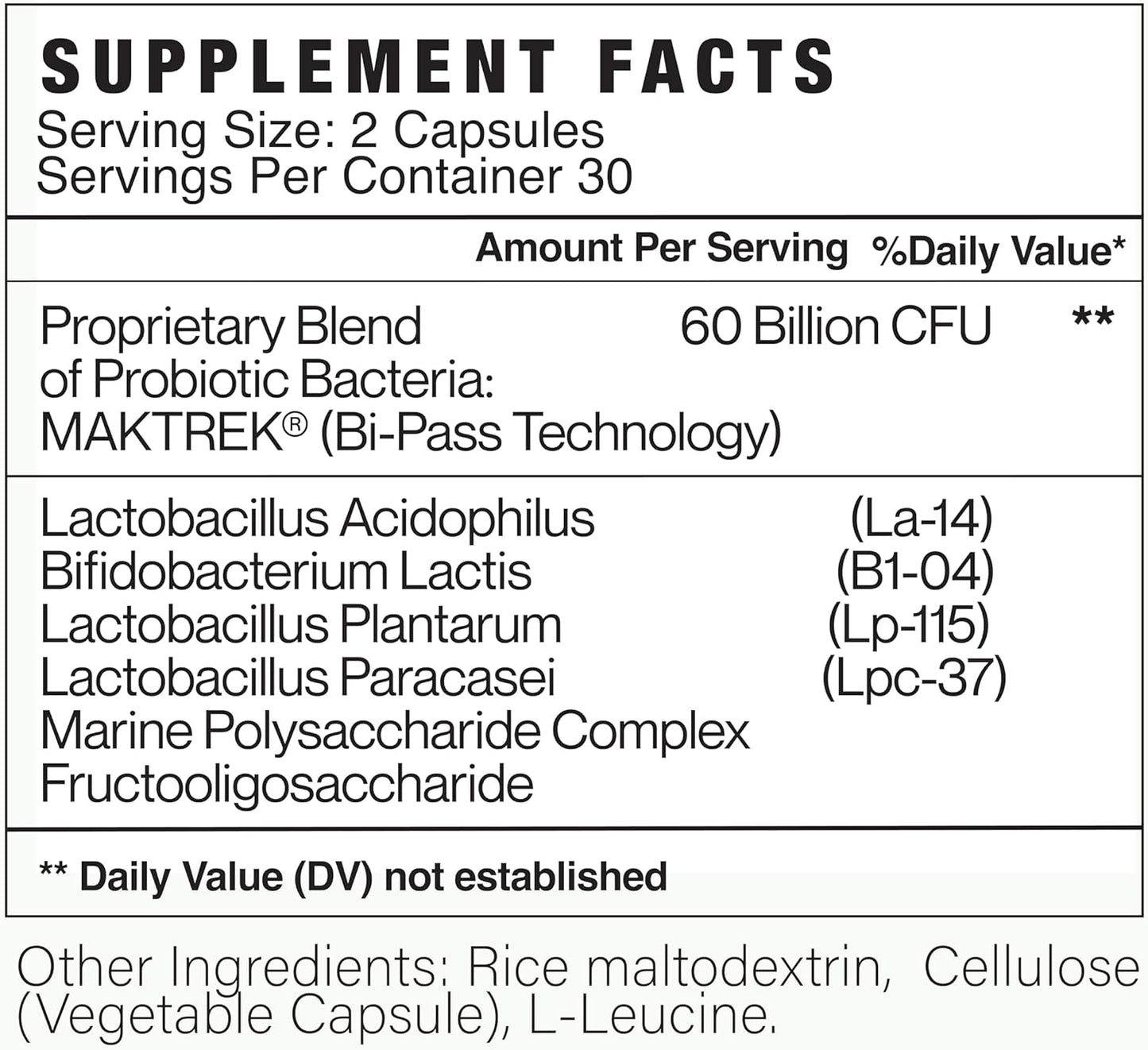 Probiotic 60 Billion CFU – High Potency Probiotics for Gut Health, Digestion & Immune Support – Delayed-Release Capsules with Prebiotics – Shelf-Stable & Vegan – Supports Bloating, Regularity & Microbiome Balance