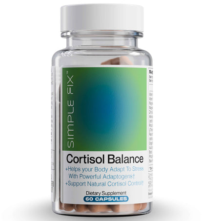 Cortisol Balance Supplement – Natural Support for Healthy Cortisol Levels and Adrenal Function