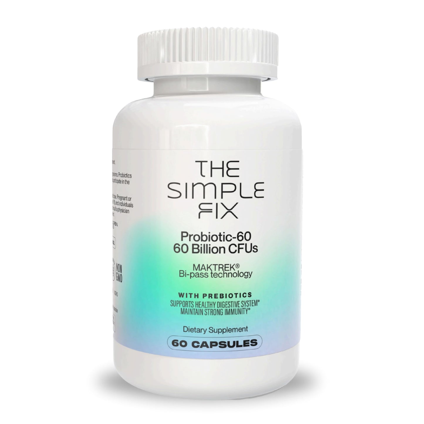 Probiotic 60 Billion CFU – High Potency Probiotics for Gut Health, Digestion & Immune Support – Delayed-Release Capsules with Prebiotics – Shelf-Stable & Vegan – Supports Bloating, Regularity & Microbiome Balance