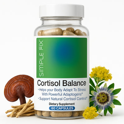 Cortisol Balance Supplement – Natural Support for Healthy Cortisol Levels and Adrenal Function