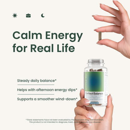 Cortisol Balance Supplement – Natural Support for Healthy Cortisol Levels and Adrenal Function