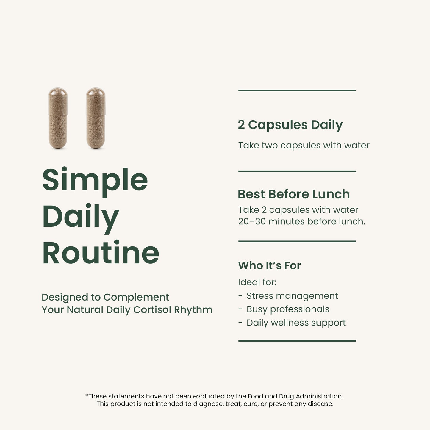 Cortisol Balance Supplement – Natural Support for Healthy Cortisol Levels and Adrenal Function