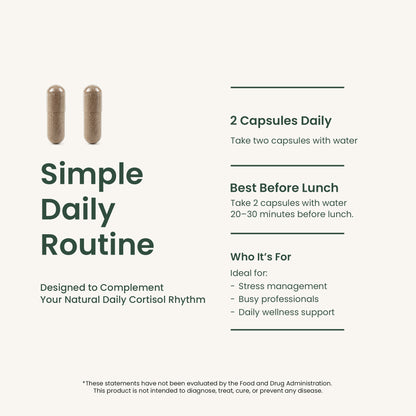 Cortisol Balance Supplement – Natural Support for Healthy Cortisol Levels and Adrenal Function